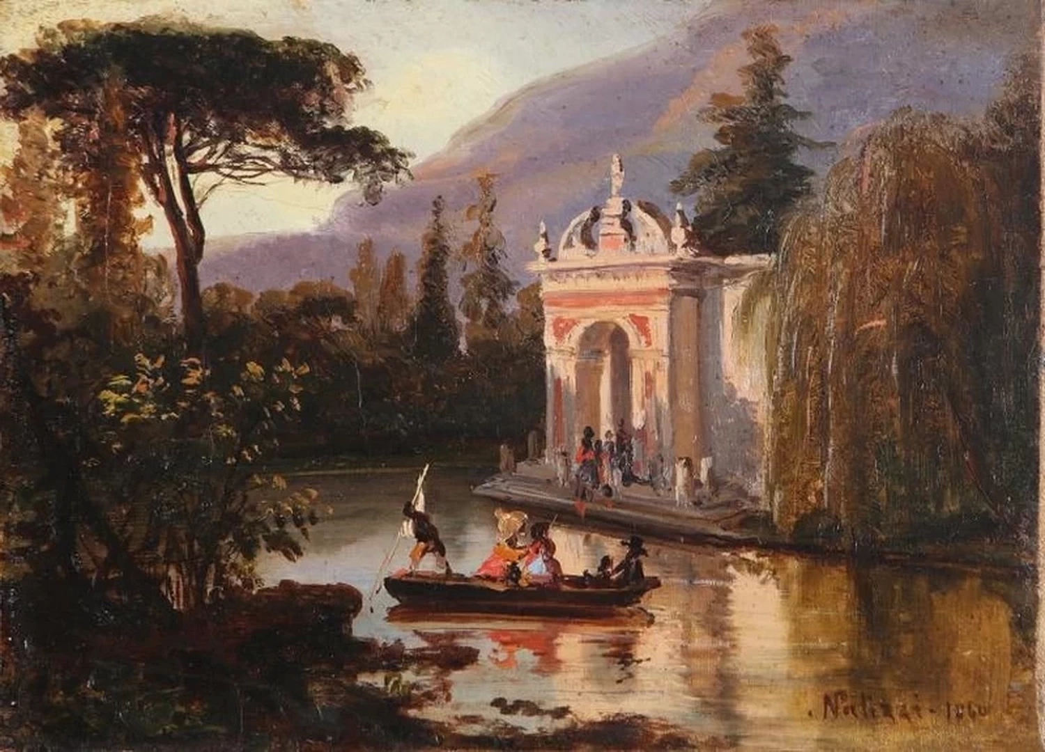 Gita in barca all'antico tempio